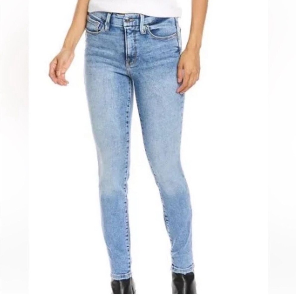 Good American Light Blue Skinny Jeans